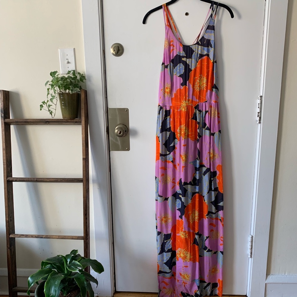 Loft Floral Summer Maxi Dress